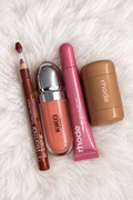 Pink drip bundle | flormor lip-pencil | kiko milano 3D hydra lipgloss | rhode lipgloss | rhode blush