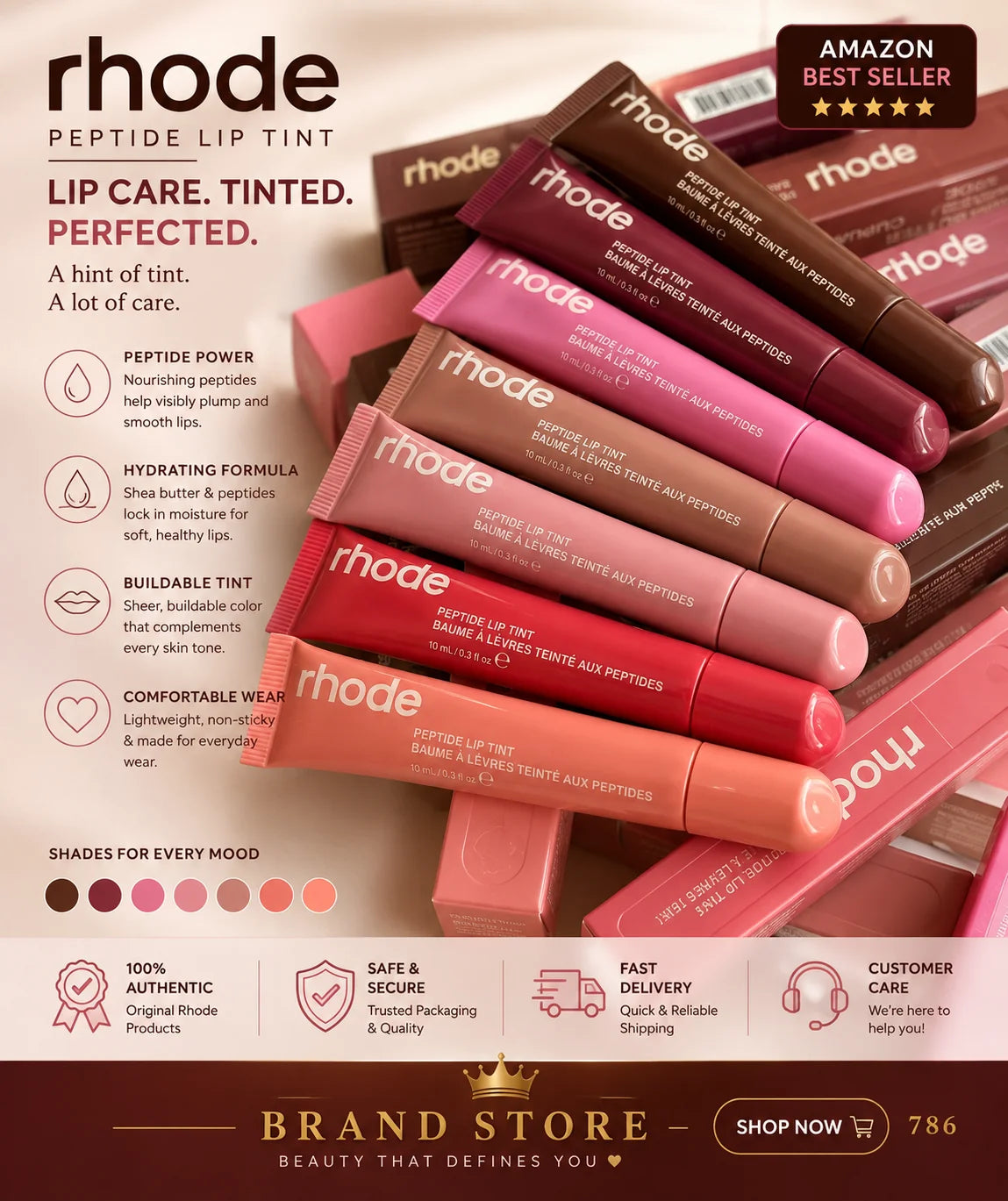 Rhode peptides liptints