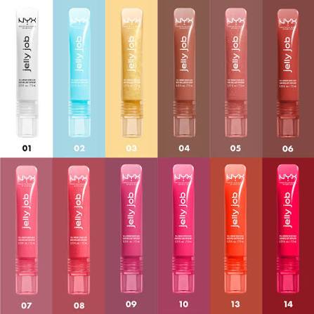Nyx Jelly jobs lipglosses | silicon applicator